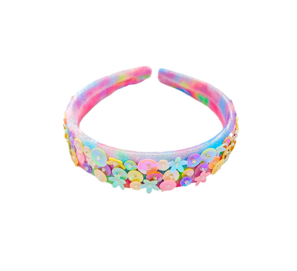 Sequin Embellished Velvet Headband // Summer Vibes