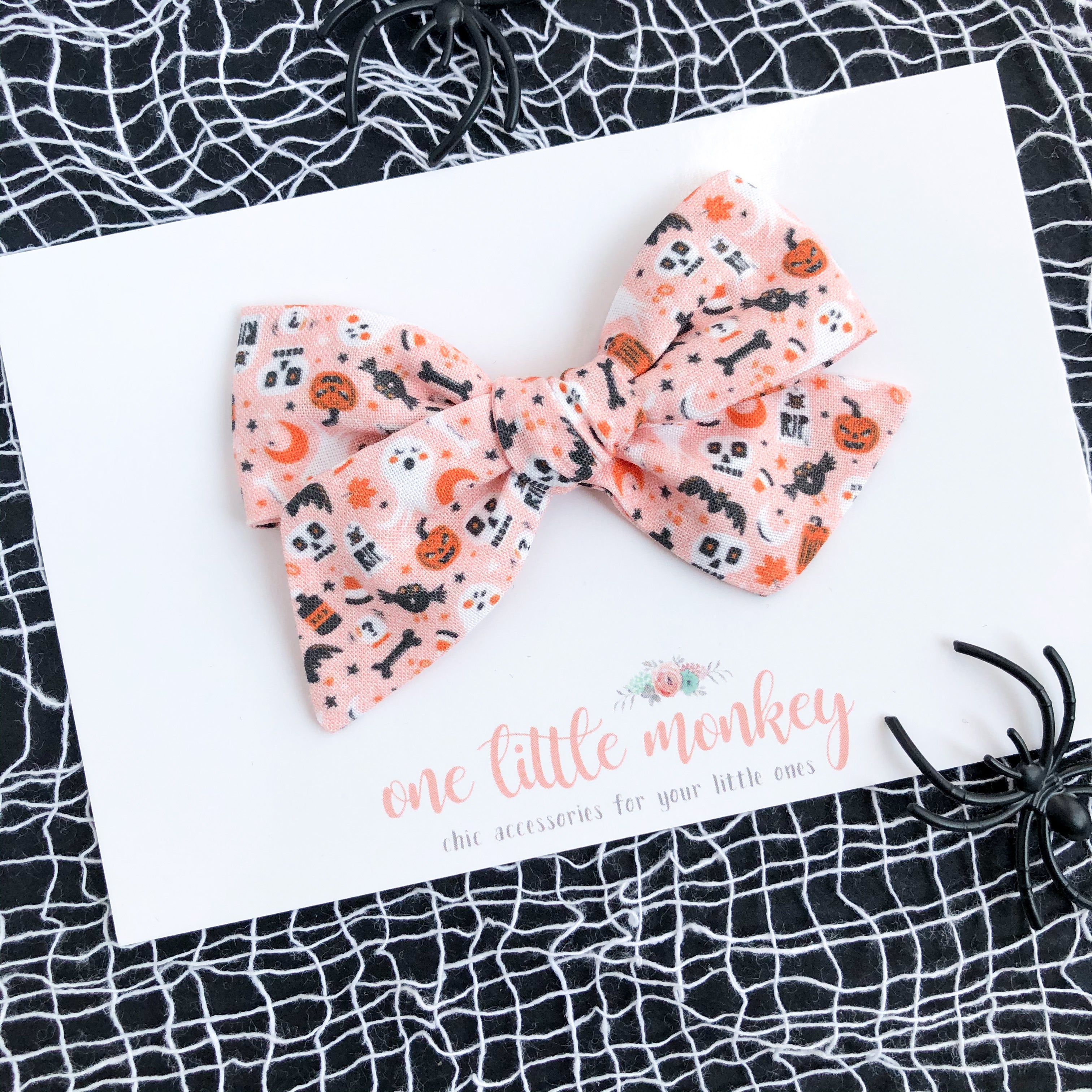This is Halloween Hand-Tied NORAH Bow