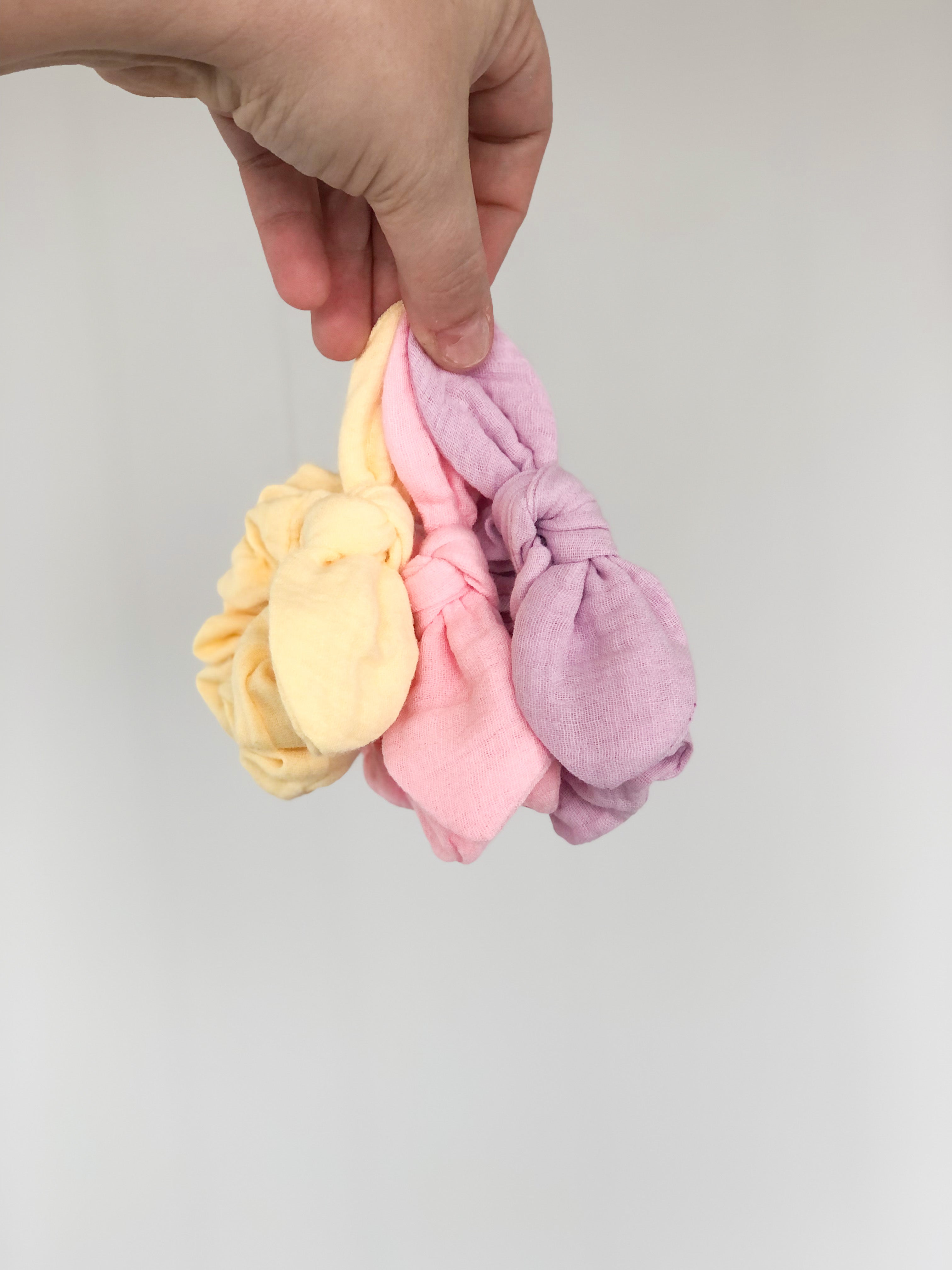 Spring Gauze Scrunchie